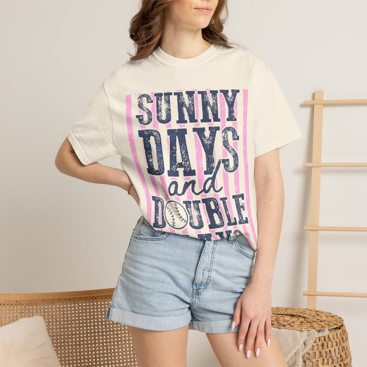 Sunny Days and Double plays- Baseball tee