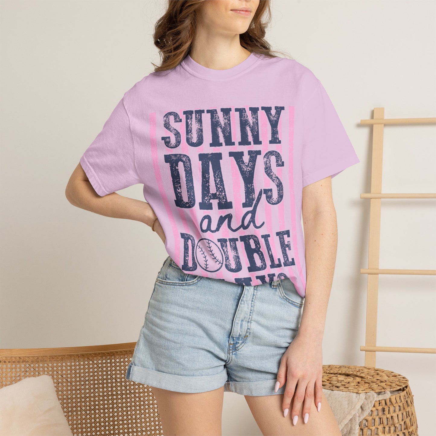 Sunny Days and Double plays- Baseball tee
