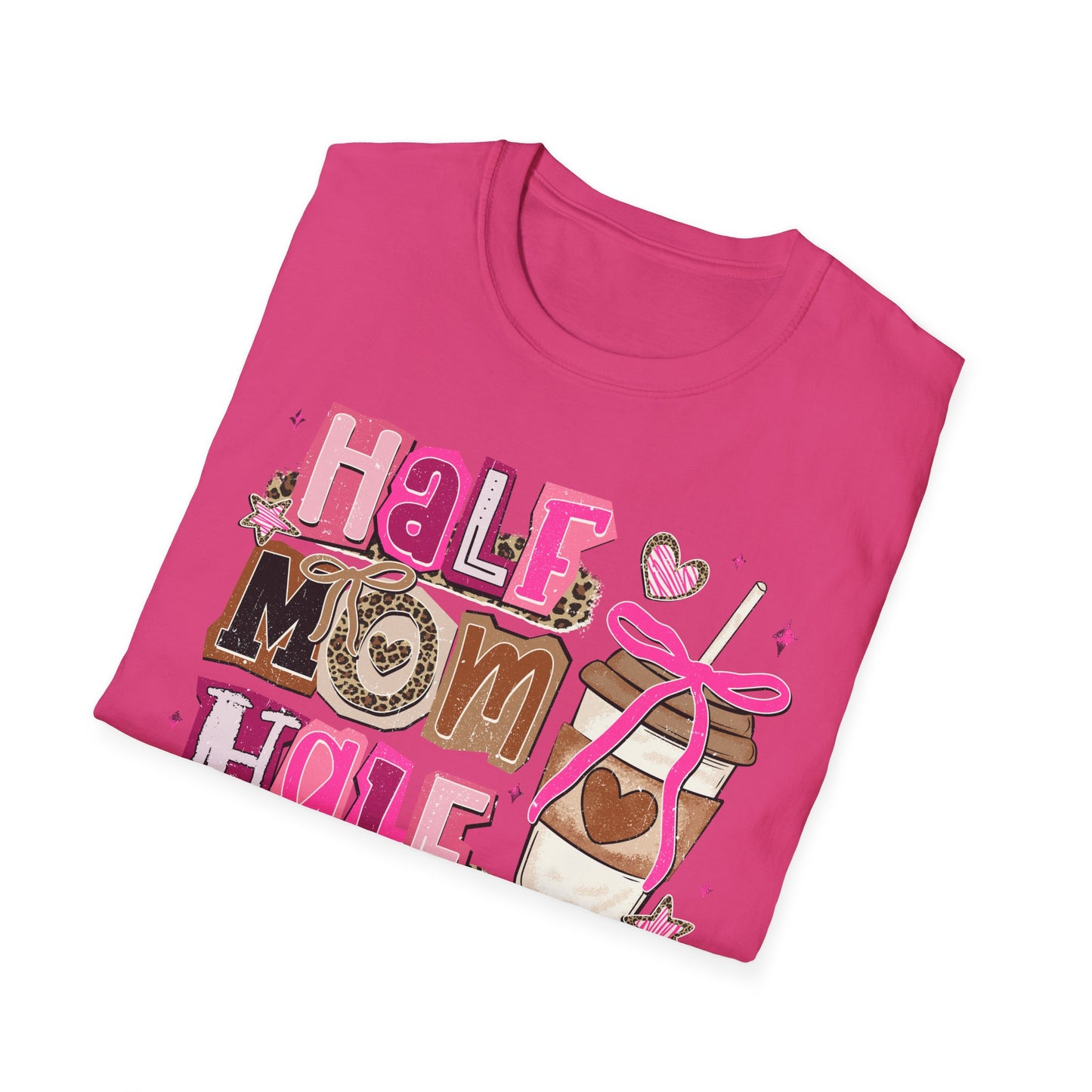 Half Mom Half Coffee Shirt |Funny Mom tee | Coffee lover gift