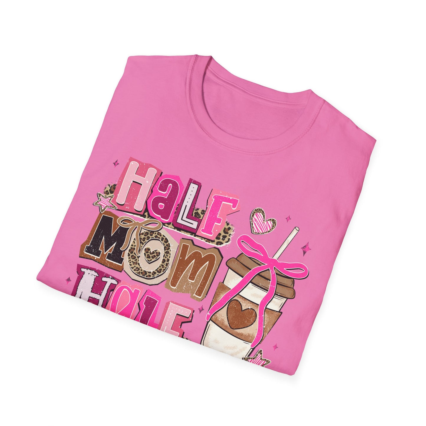 Half Mom Half Coffee Shirt |Funny Mom tee | Coffee lover gift