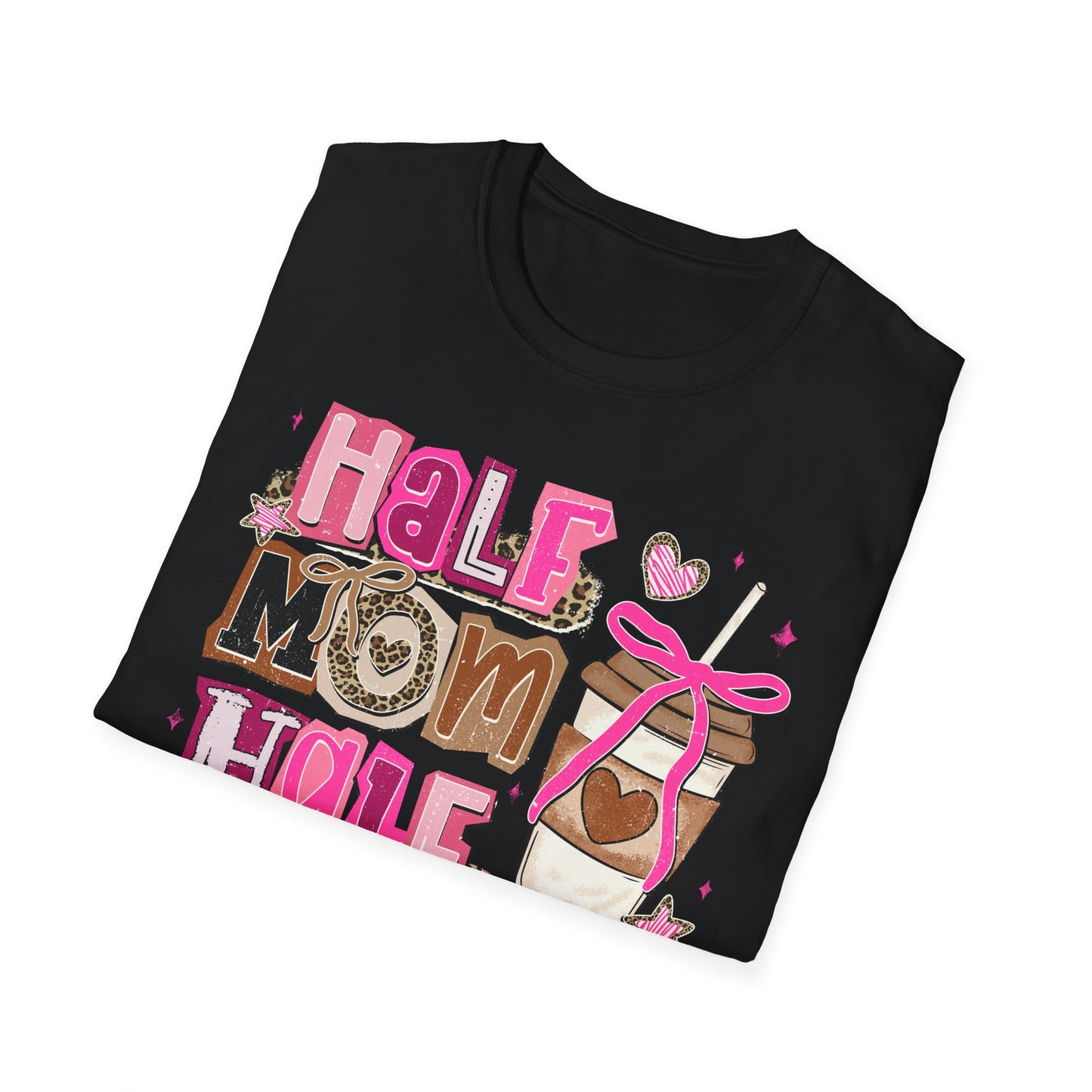 Half Mom Half Coffee Shirt |Funny Mom tee | Coffee lover gift