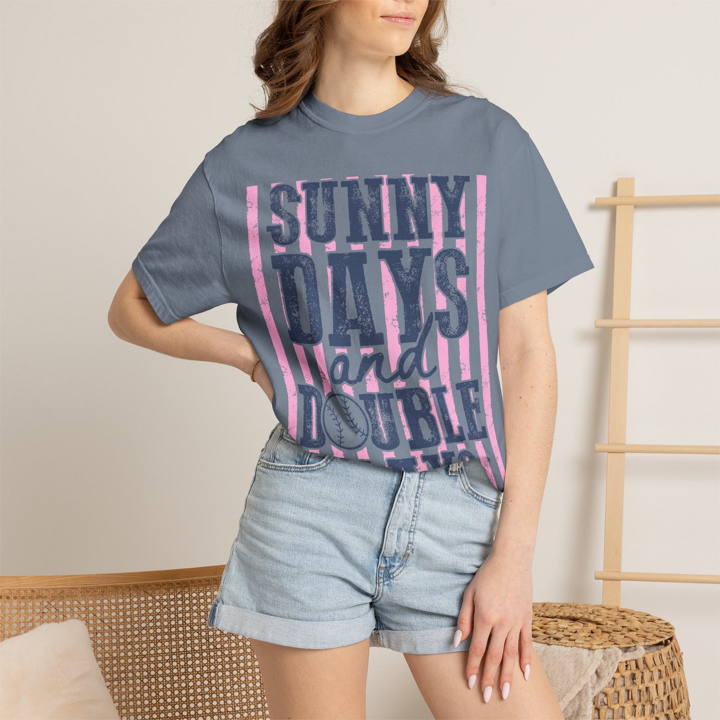 Sunny Days and Double plays- Baseball tee