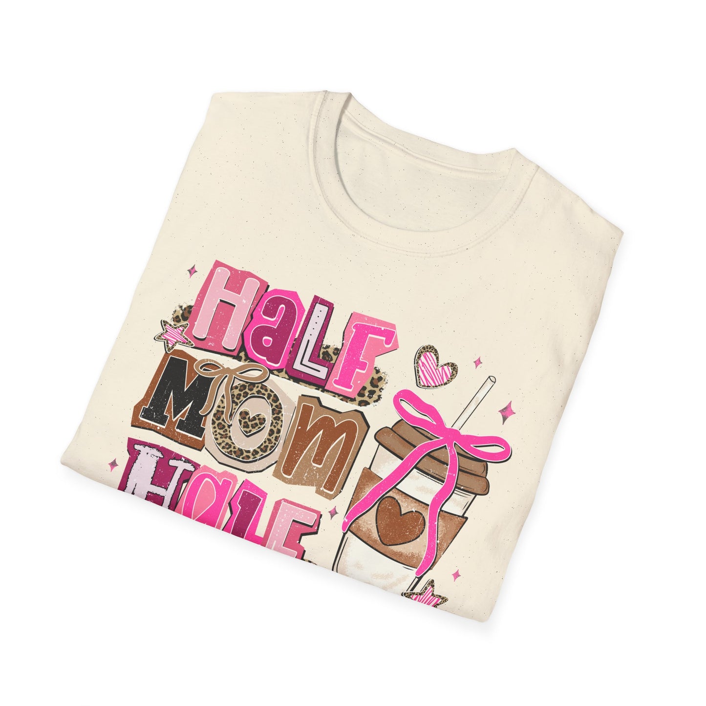 Half Mom Half Coffee Shirt |Funny Mom tee | Coffee lover gift