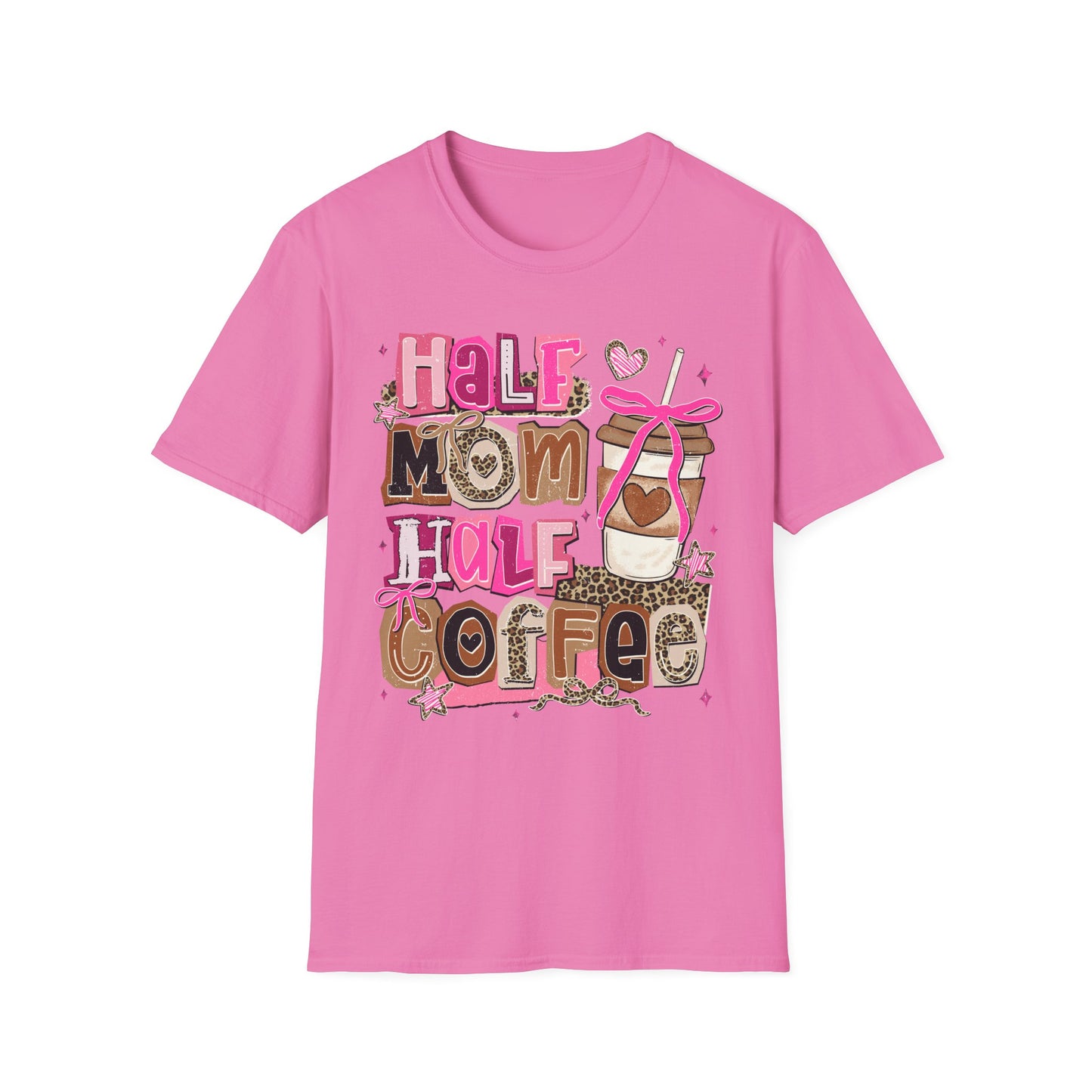 Half Mom Half Coffee Shirt |Funny Mom tee | Coffee lover gift