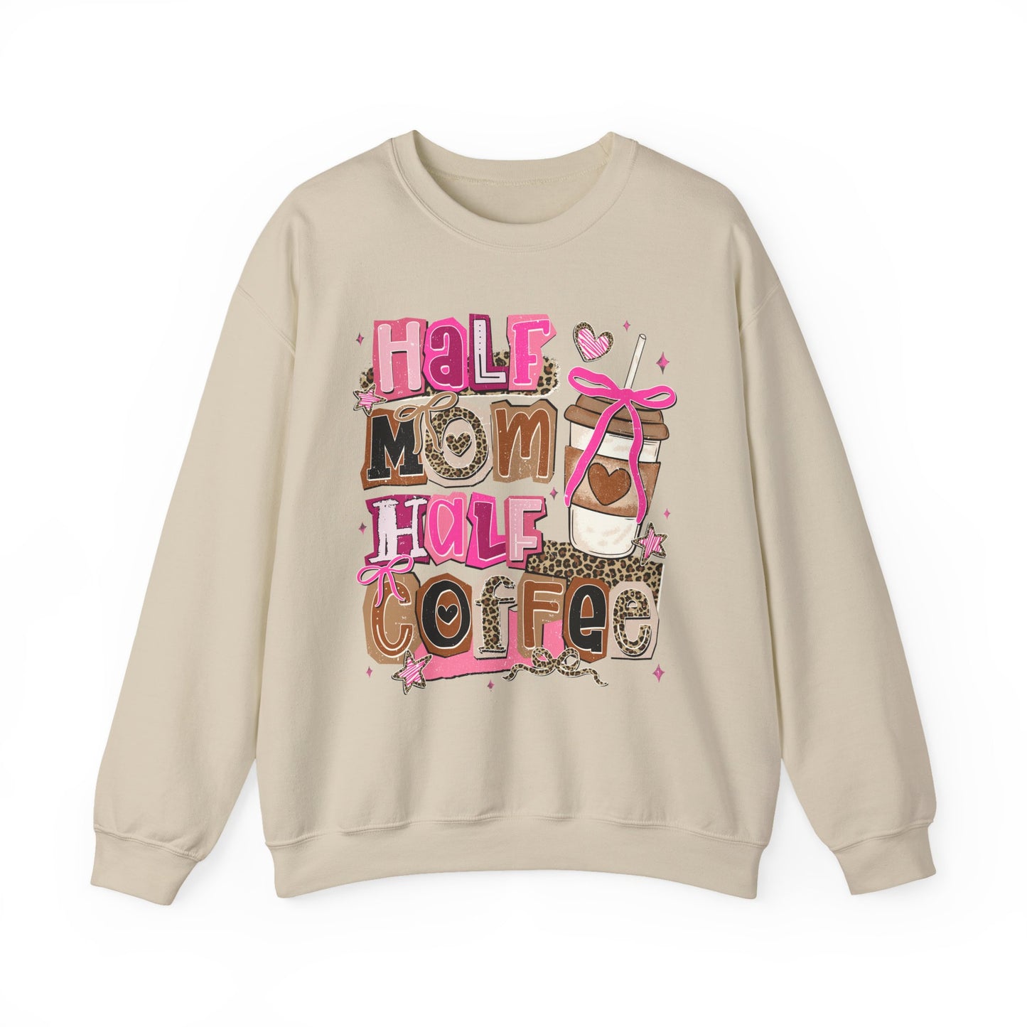 Half Mom Half Coffee Sweatshirt