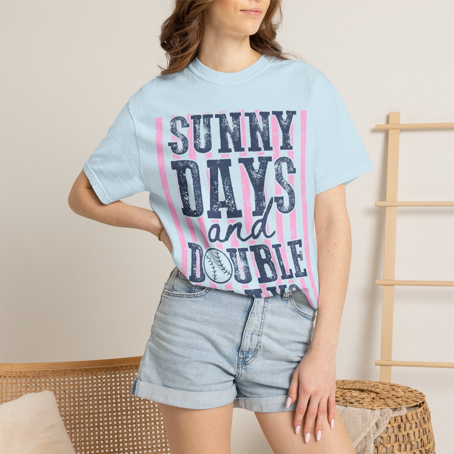 Sunny Days and Double plays- Baseball tee