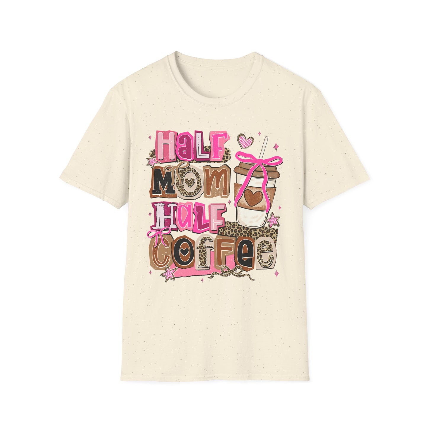 Half Mom Half Coffee Shirt |Funny Mom tee | Coffee lover gift